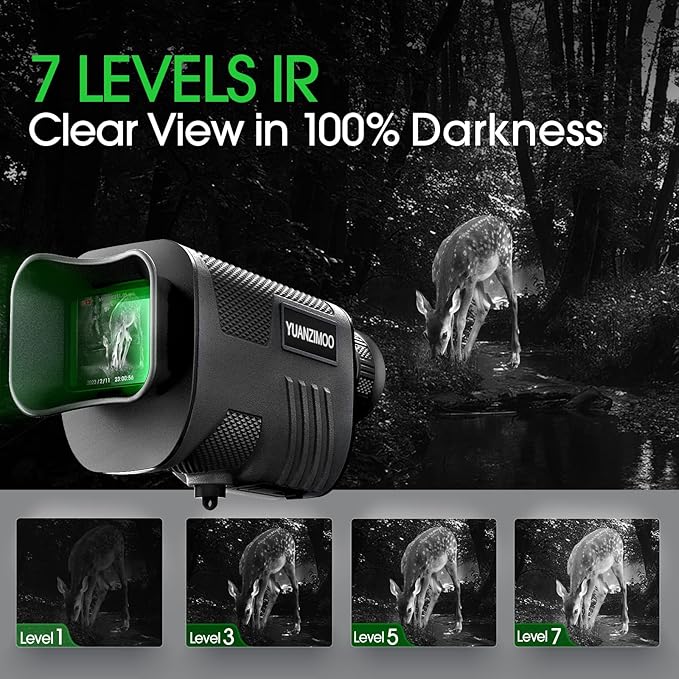 Yuanzimoo Upgraded Night Vision Monocular (Digital IR Telescope)